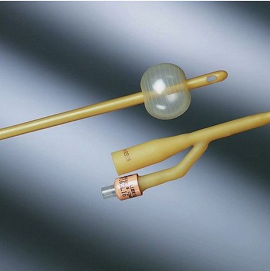 Catheter, Foley 100% Silicone 14Fr 5CC 10/Box