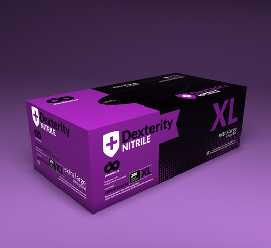 Gloves, Nitrile Powder Free (Dexterity™), X-Large - 180/Box