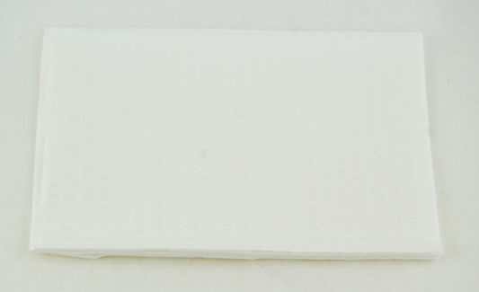 Patient Bibs/Towel, 3Ply with Polyback 13in. x 18in., White - 500/Case