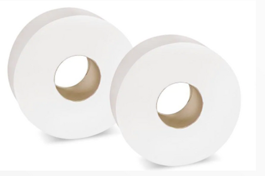Toilet Paper, Strong 2 ply, 1000ft, 3" core - 12/Case