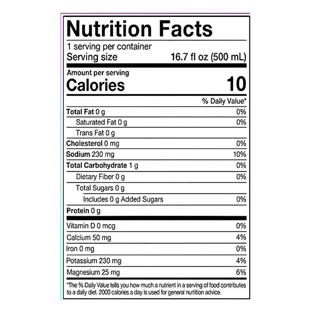 Clean healthy hydration