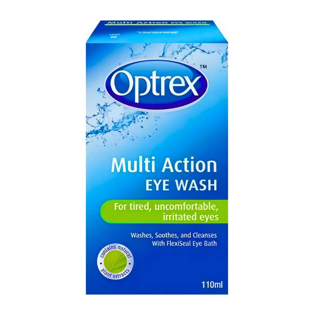 Cleans and soothes irritated eyes