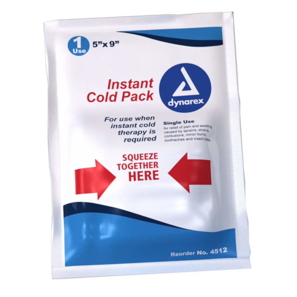 Dynarex® Instant Cold Packs, 5" x 9" (Per Each)