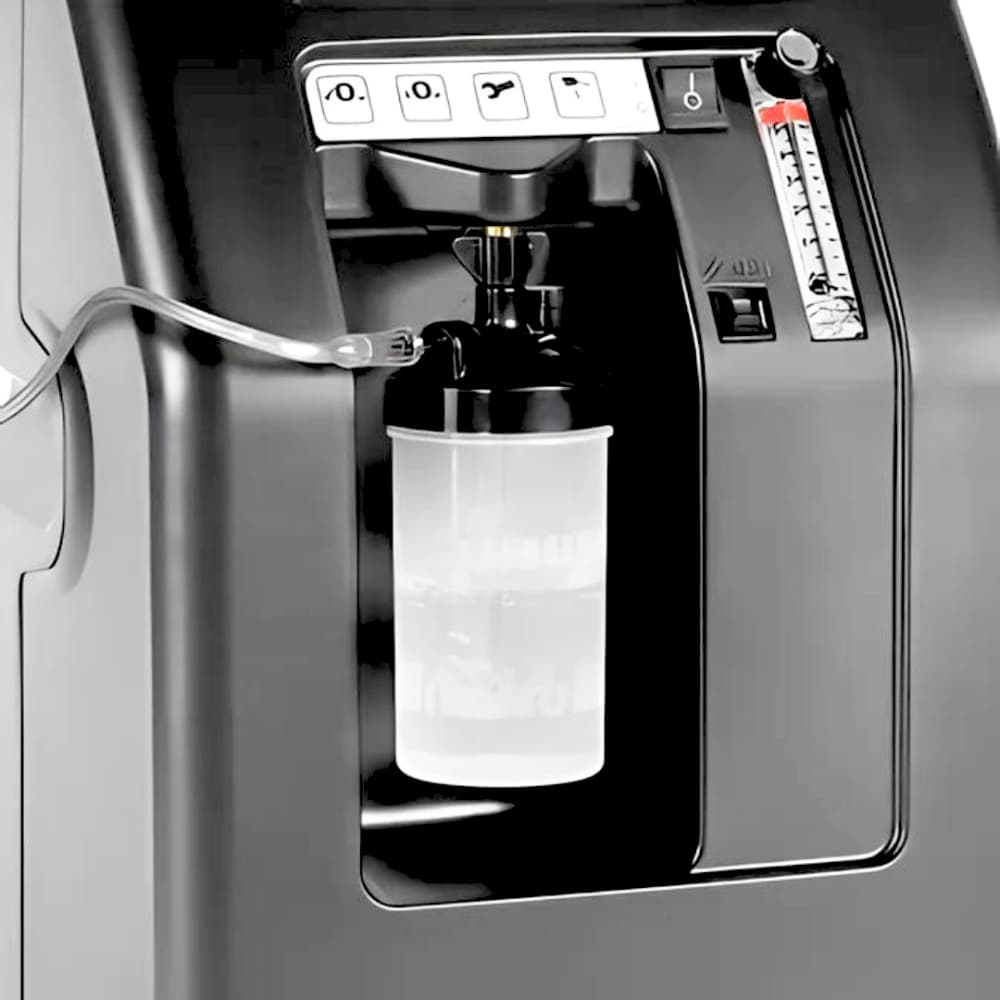 Compact and safe oxygen unit