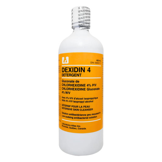 DEXIDIN 4 DETERGENT SKIN CLEANSER 450ML