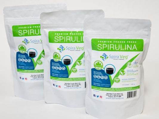 Spiraveg: Spirulina Frozen Cube