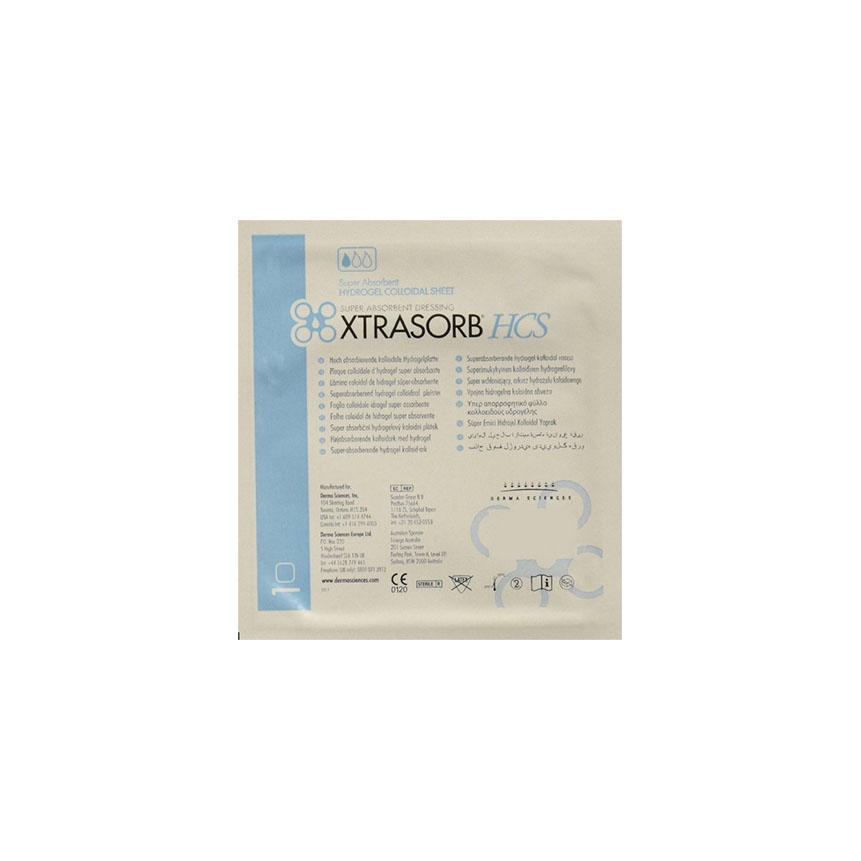 Bx/10 Xtrasorb Hydrogel Colloid, Adhesive Dressing 4.3" X  4.3"