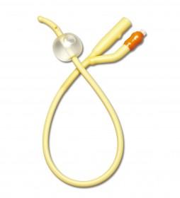 Cs/12 Silicone Coated Foley Catheter, Coude Tip, 2 Way, 18Fr, 10Cc