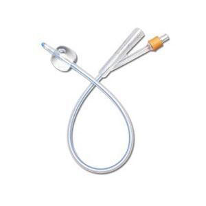Bx/10 Silicone Foley Catheter 2-Way , Size 12Fr 5Cc Sterile,Latex-Free