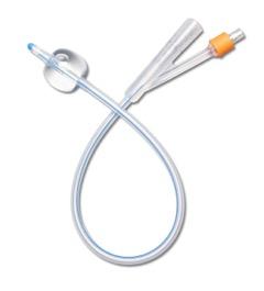 Bx/10  100% Silicone 2-Way Foley Cath, 20Fr 30Cc, Reinforced Tip, Strl