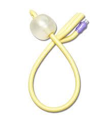 Bx/12 3-Way Silicone Elastomer Coated Latex Foley Catheter, Size 24Fr 30Ml