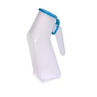 Cs/12 Urinal With Lid, Autoclavable, Blue
