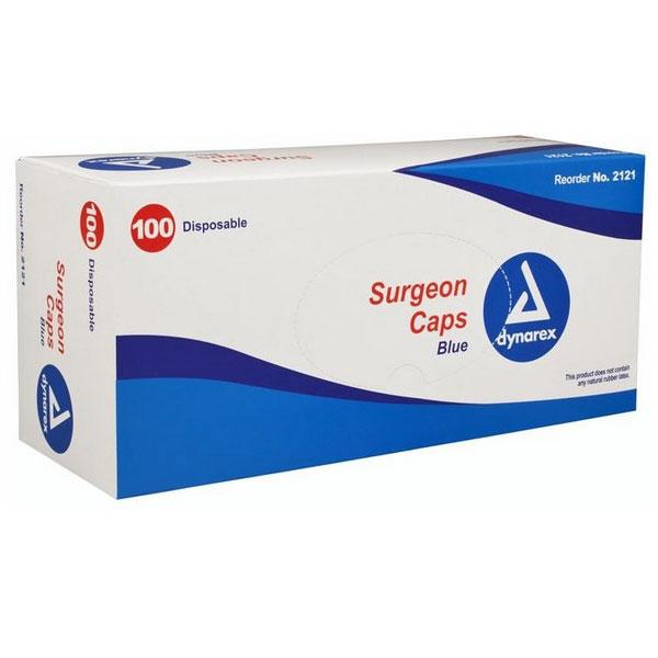 Surgeon Cap,Operating Room,Blue - Box Of 100