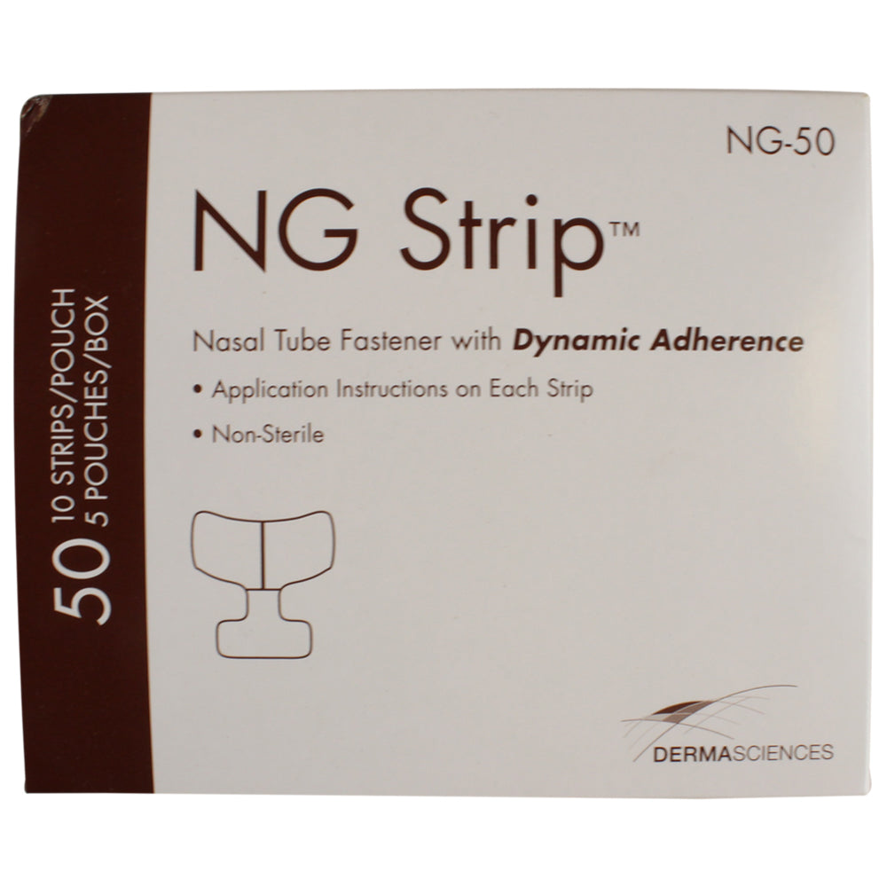 Bx/40 Ng Strip  Nasal Tube Fastener Pediatric Flexible One-Piece Design