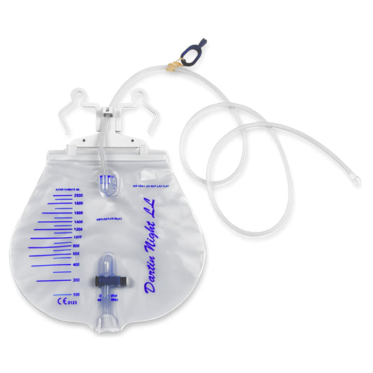 Drainage Bag, Dartin, 2000cc, Vented, 51 in. Tubing