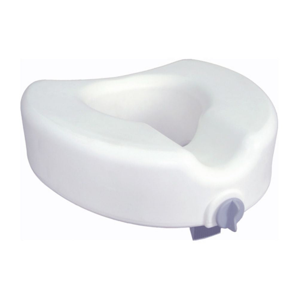 Drive® Locking Raised Toilet Seat w/o Arms, Regular/Elongated