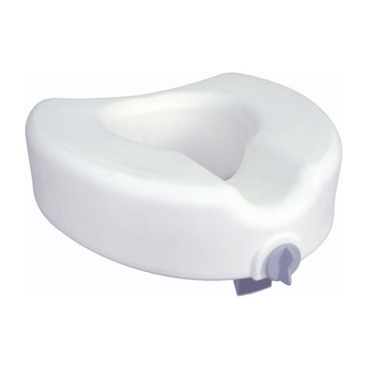 Drive® Locking Raised Toilet Seat w/o Arms, Regular/Elongated