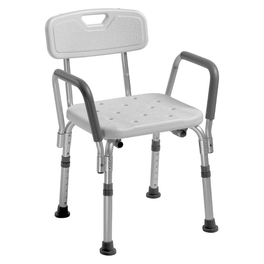 Drive Shower Chair with Back and Removable Padded Arms