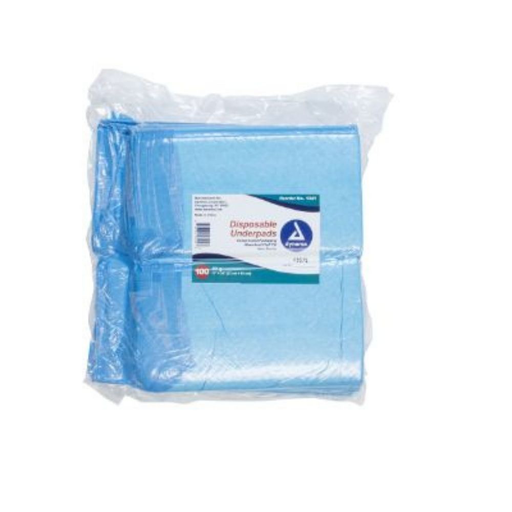 Dynarex® Disposable Underpads, 17" x 24" (22g) (Bag 100)