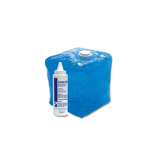 Ecogel 200 Multipurpose Ultrasound Gel, 5l Cube, Blue. - Ea/1