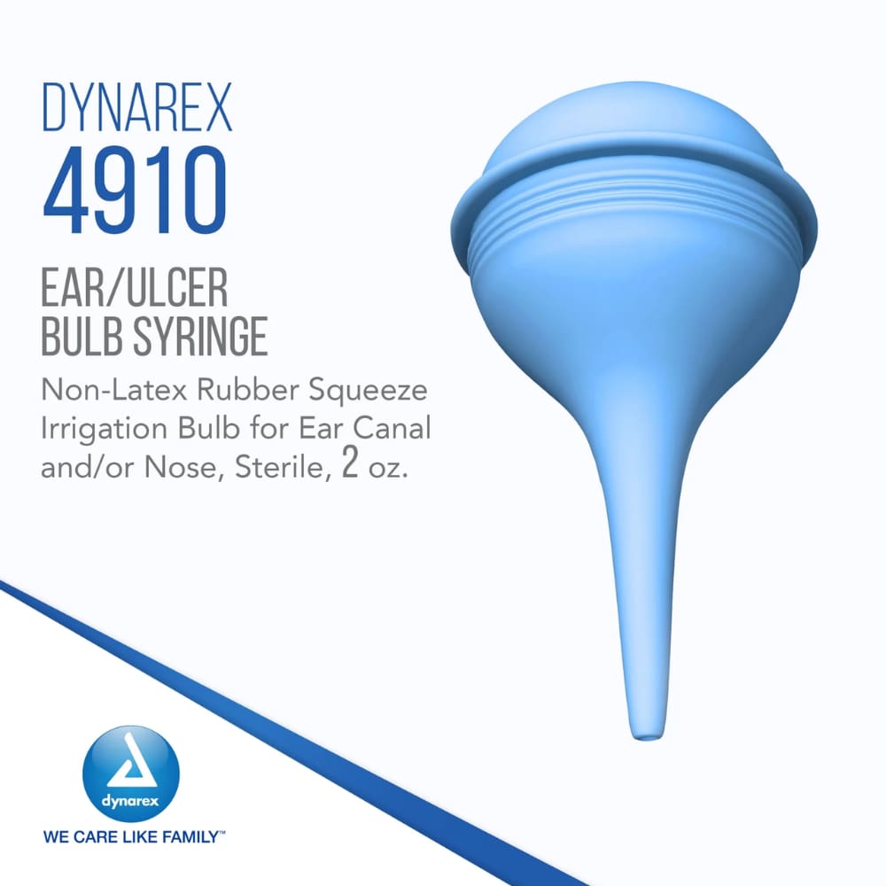 Ear ulcer bulb syringe.
