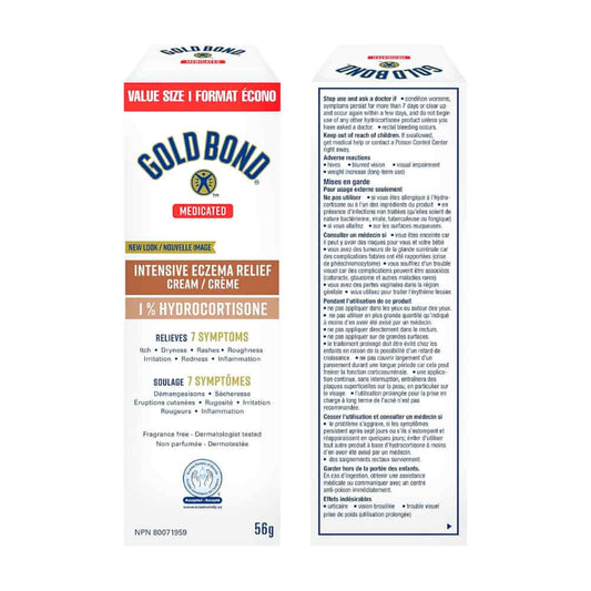 Eczema Relief 1% Hydrocortisone Cream