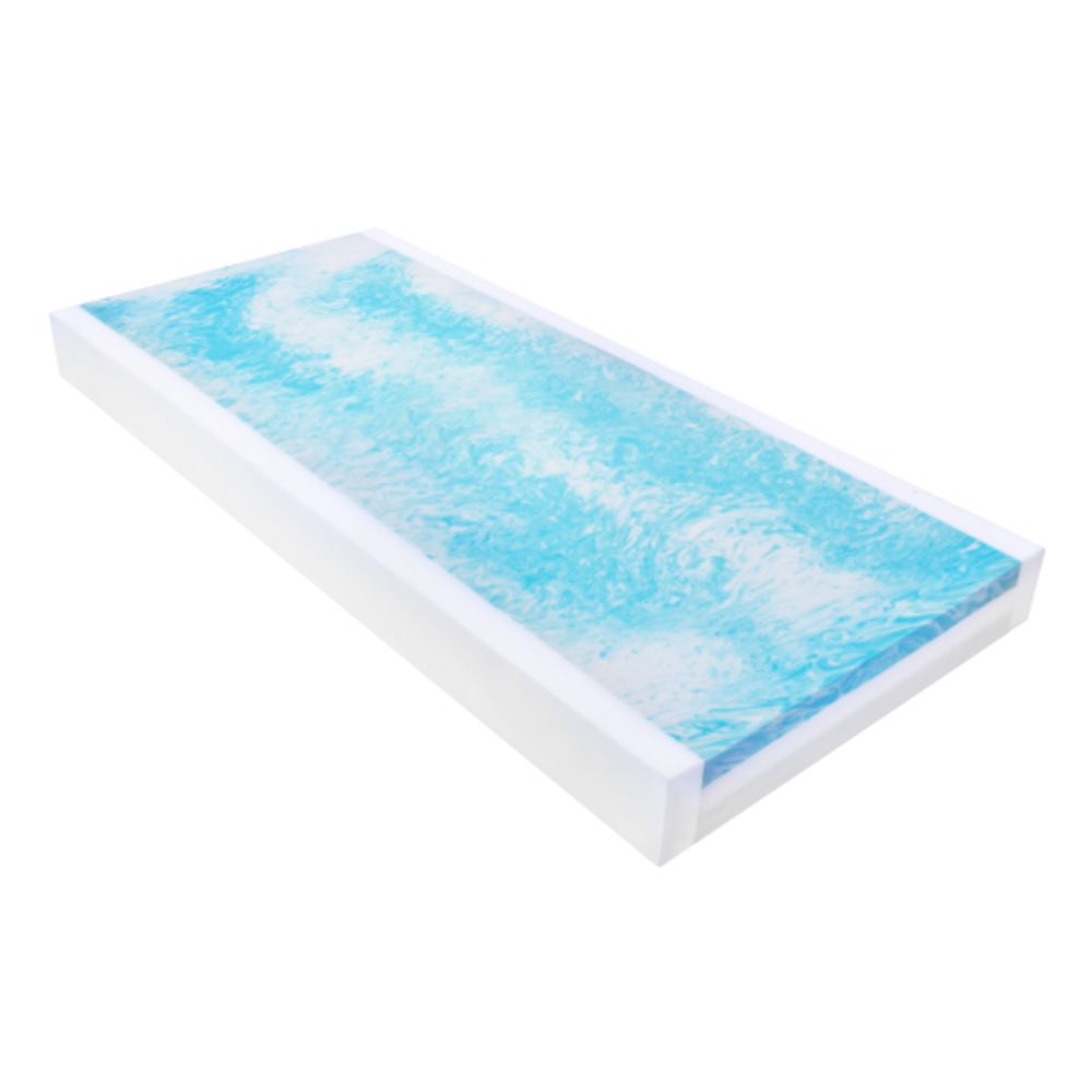 Evergreen EverGel Foam Mattress w/Cover, 36" x 80" x 6"