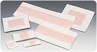 Polymen Cloth-Adhesive Quadrafoam Island Hydrogel Strip Dressing 1inx3in - Box Of 100