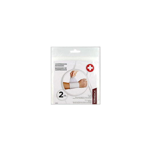 Pk/2 Compression Bandage 4" X 24", Sterile, White (775604030608)
