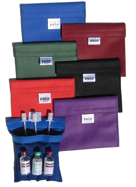 Frio Extra Small Eye-Drop Wallet (Colors: Red, Blue, Burgundy, Green, Black, Purple) - Ea/1