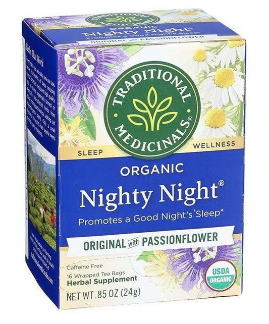 Traditional Medicinals Organic Nighty Night Wrapped Tea Bags - 16's