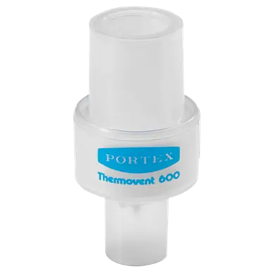 Ea/1 Portex Thermovent 600 Heat & Moisture Exchanger 500Ml Range 11 1/3Ml Dead Space (10G) Low-Res & Hi-Moist Output W/ Leak-Free Seal Sterile Latex-Free