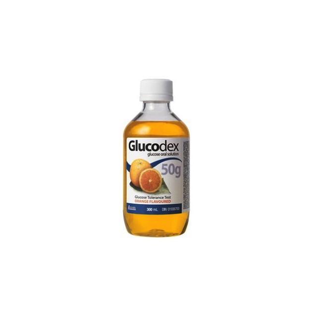 Glucodex 75G Glucose Oral Liquid Solution Orange 300Ml