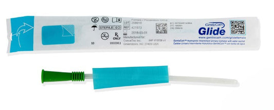 Catheter, GentleCath Glide Female Hydrophilic Intermittent - 10Fr, Long