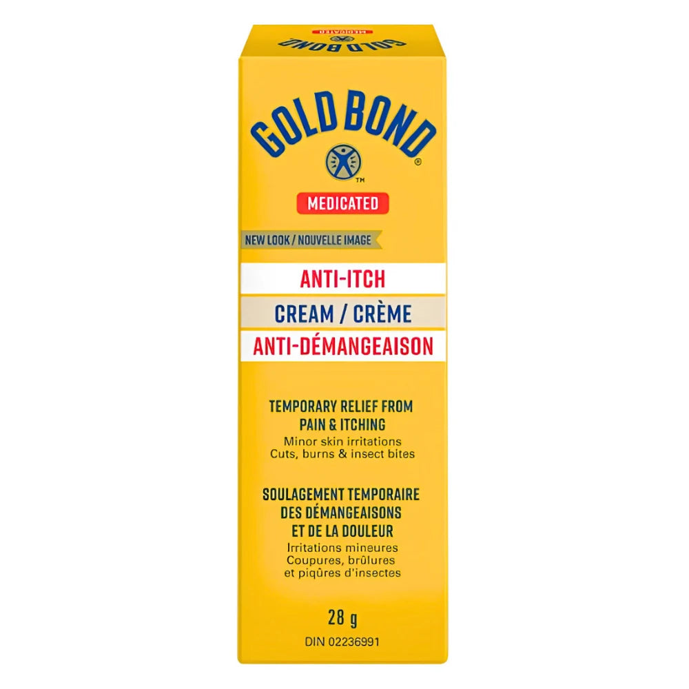 Gold Bond® Medicated Anti-Itch Cream For Pain Relief 28g (Per Each)