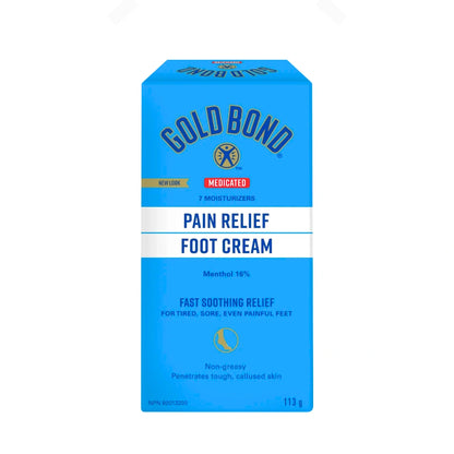 Gold Bond Medicated Pain Relief Foot Cream 113g (Per Each)
