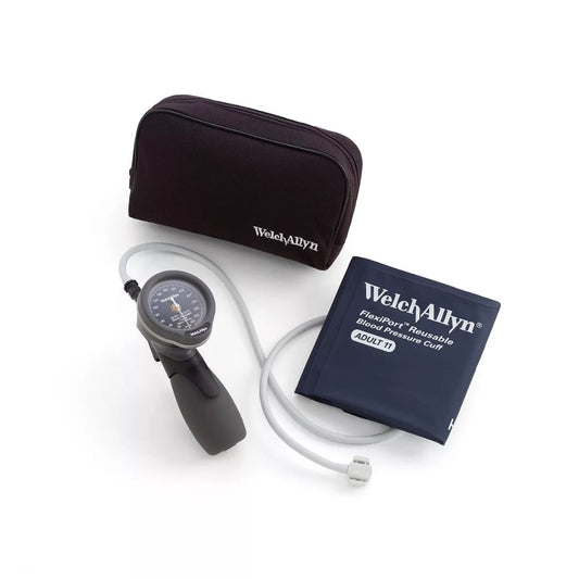 Welch Allyn® Gold Series DS66 Trigger Aneroid w/Adult Cuff & Zipper Case (Per Each)