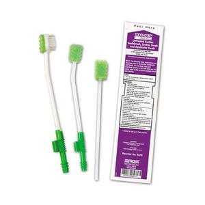 Cs/100 Toothette Suction Toothbrush W/ Suction & Applicator Swab Untreated Disposable