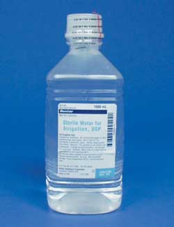 Cs/24  Water Iv Solution, Inj 500Ml, Preservative-Free