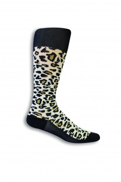 Pr/1 Compression Socks Women Energy - Leopard - White Size: Wacm Strength:15-20 Mmhg