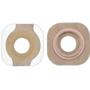New Image Flat FlexWear Skin Barrier, Pre-Cut Stoma Opening 1-1/4" (32mm) Flange 1-3/4" (44mm) - Box of 5