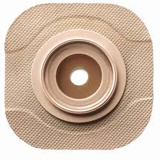 BX/5 NEW IMAGE 2-PIECE CERAPLUS POUCH CUT-TO-FIT 1 3/4" FLAT SKIN BARRIER NO TAPE <1 1/4" STOMA