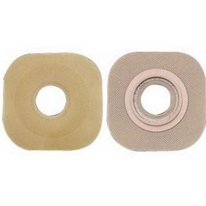 New Image Flat FlexWear Skin Barrier, Pre-Cut Stoma Opening 1-1/2" (38mm) Flange 2-1/4" (57mm) - Box of 5