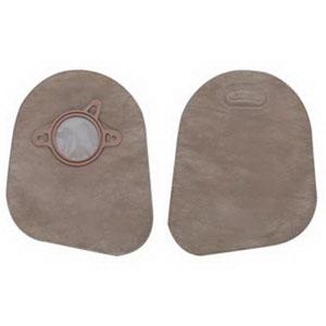 New Image Two-Piece Closed Mini Pouch, Flange 1-3/4" (44mm), Beige 7" (18cm) - Box of 60