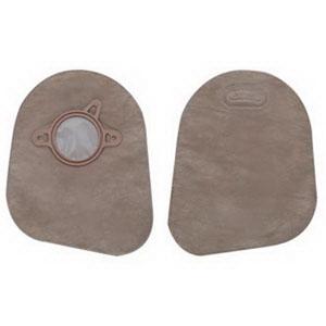 New Image Two-Piece Closed Mini Pouch, Flange 2-3/4" (70mm), Beige 7" (18cm) - Box of 60