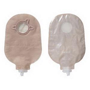 New Image Two-Piece Urostomy Pouch, Flange 2-3/4" (70mm), Transparent 9" (23cm) - Box of 10