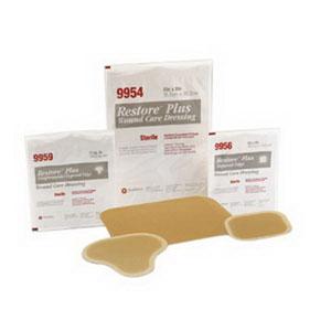 Bx/5 Restore Hydrocolloid Dressing 4" X 4" Without Tapered
