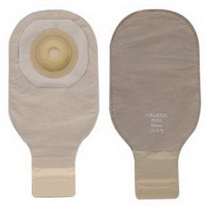 Premier One-Piece Drainable Pouch, Pre-Cut Stoma Opening 3/4" (19mm), Beige 12" (30cm) - Box of 5