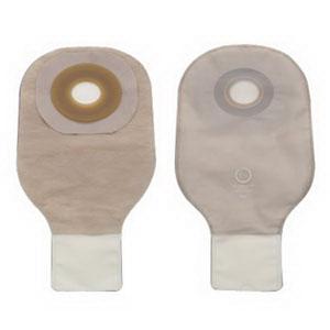 Premier One-Piece Drainable Pouch, Pre-Cut Stoma Opening 1-1/2" (38mm), Transparent 12" (30cm),  Clamp Closure - Box of 10