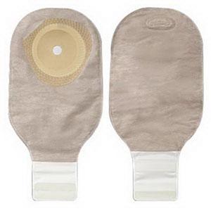 Premier One-Piece Drainable Pouch, Pre-Cut Stoma Opening 1-3/16" (30mm), Beige 12" (30cm),  Lock 'n Roll Closure - Box of 10